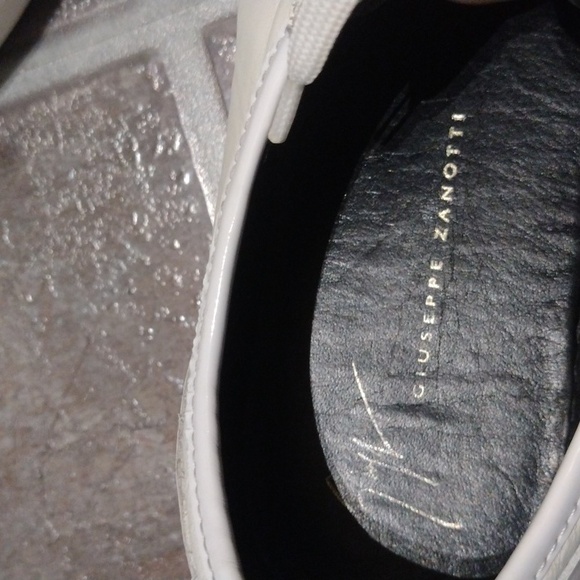 Giuseppe Zanotti patent leather and smooth leather white Sneakers size 37 - Picture 9 of 11